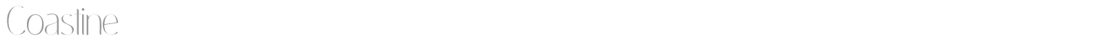 Coastine font preview